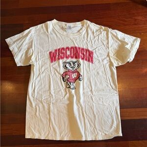 Fruit of the Loom White Wisconsin Tee